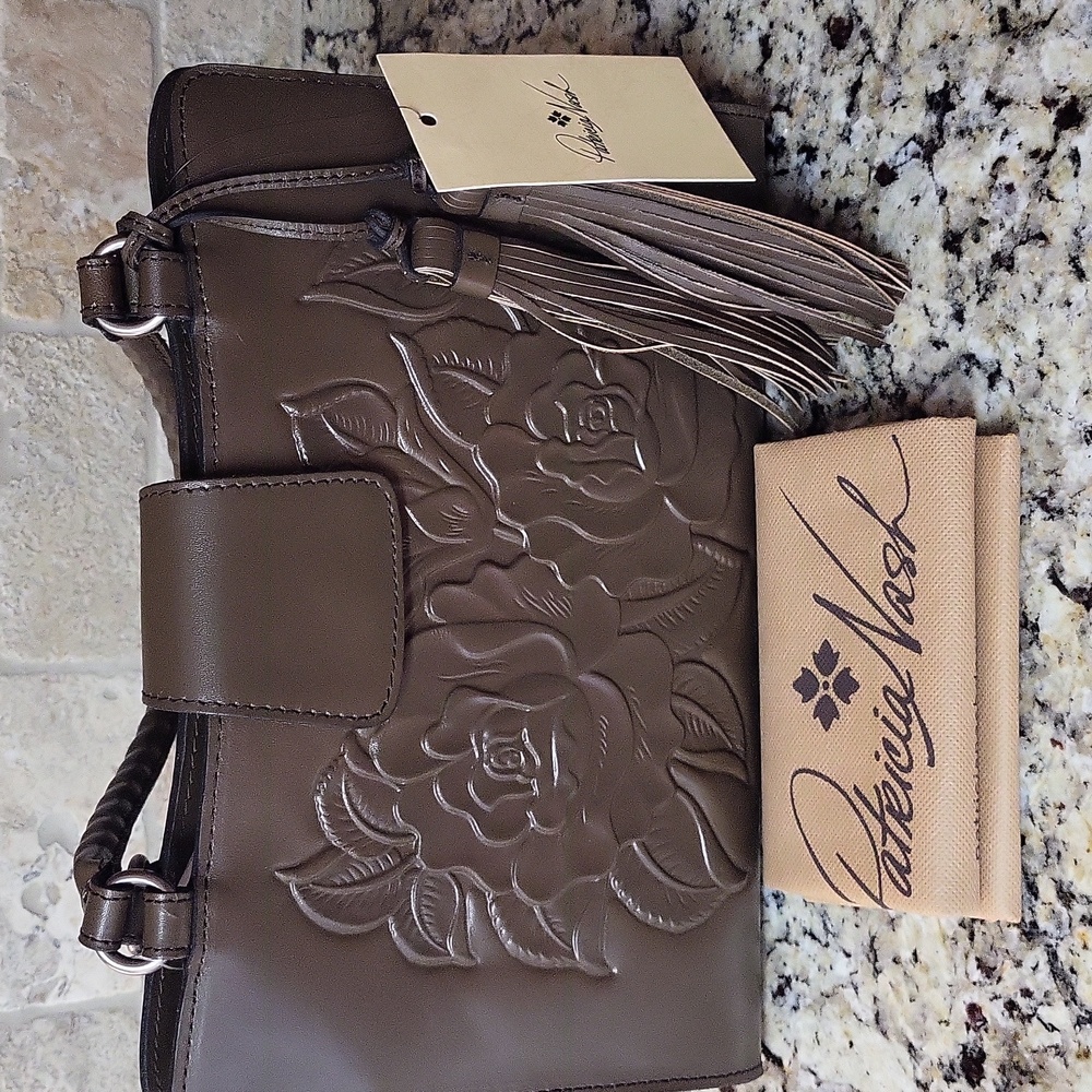 Patricia Nash Rose Tooled Rienzo Satchel